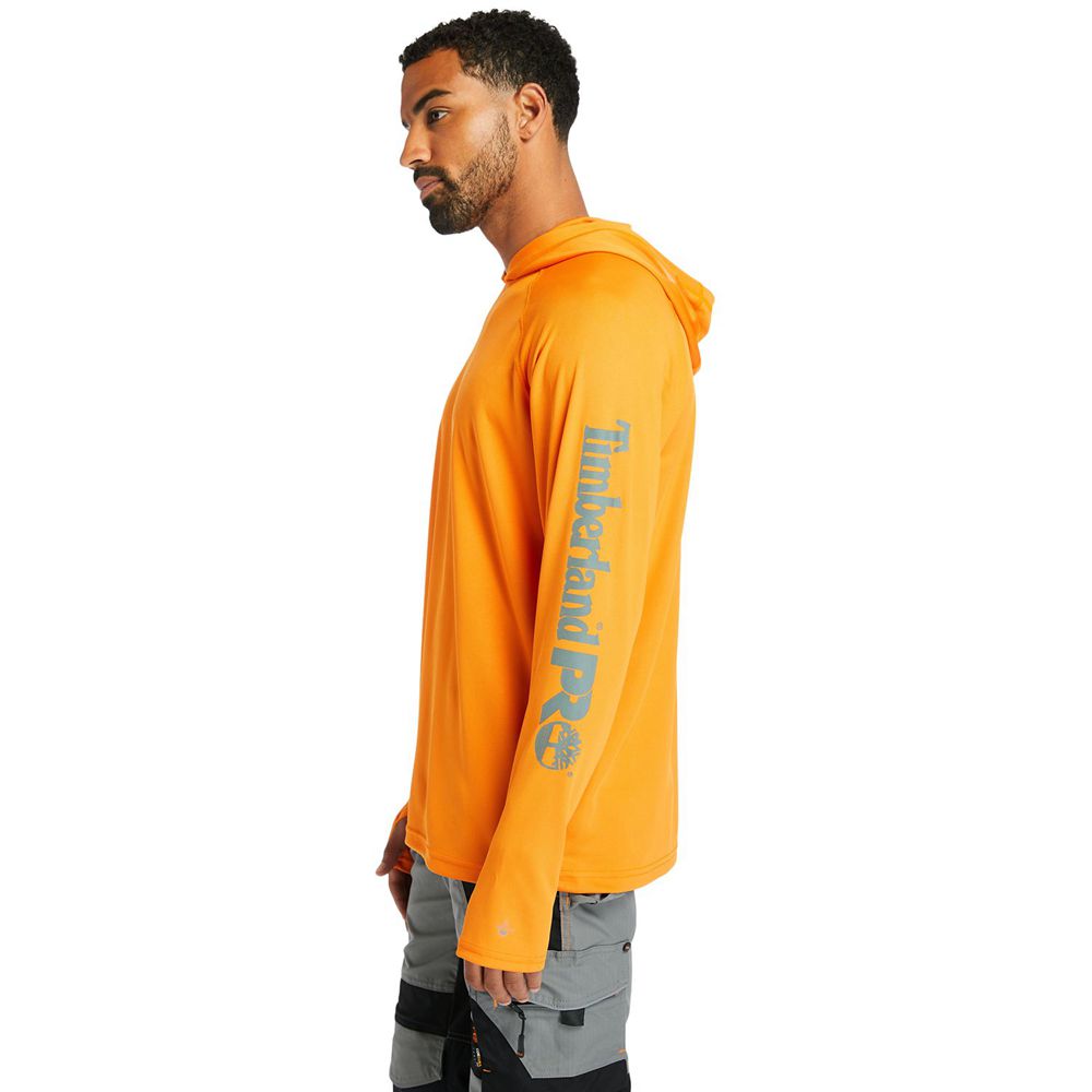 Timberland Mens Sweatshirts PRO® Wicking Good Hoodie - Orange - India PA4136872